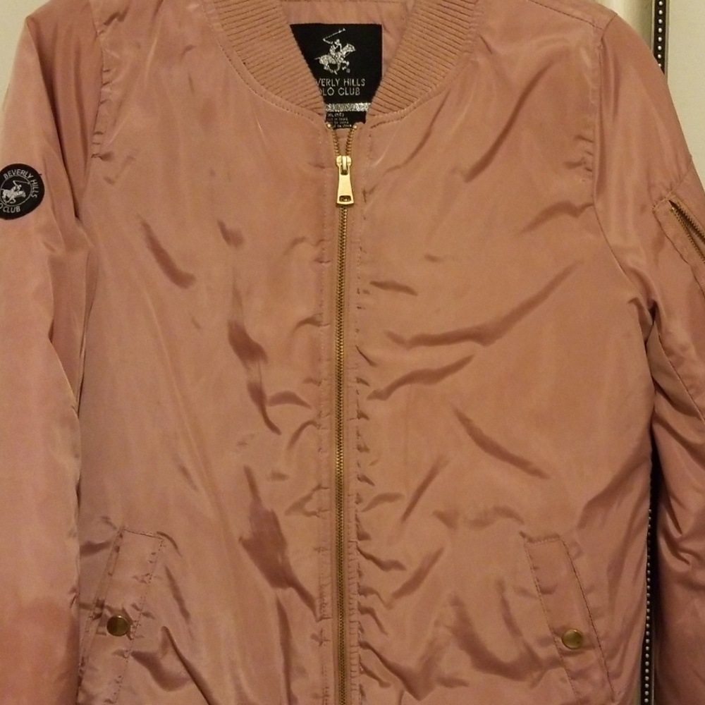 Rusty Pink Bomber Jacket